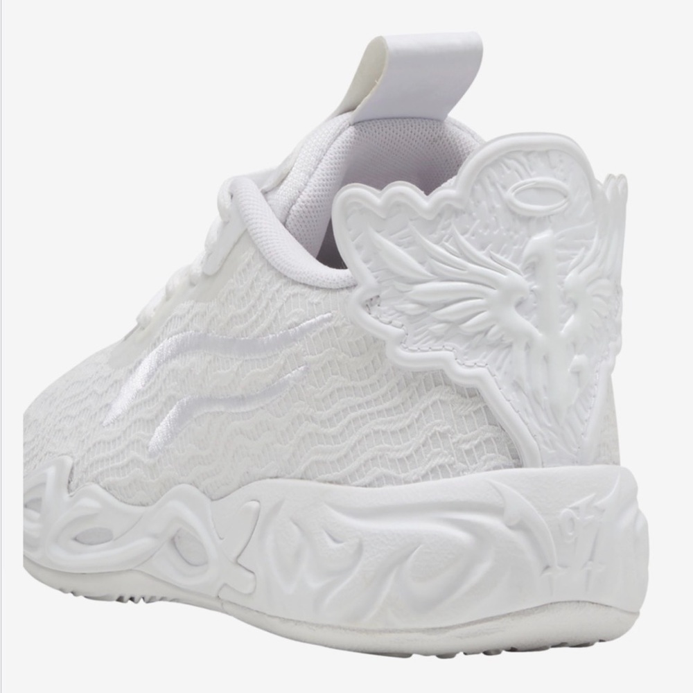 Puma LaMelo Ball MB.04 Lo basketball sneakers in the "Ice White" 10.5 - Picture 4 of 17